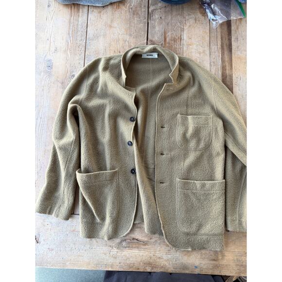 Buck Mason Felted Wool Chore Coat – Camel – Size M – 100% Wool - Picture 3 of 6